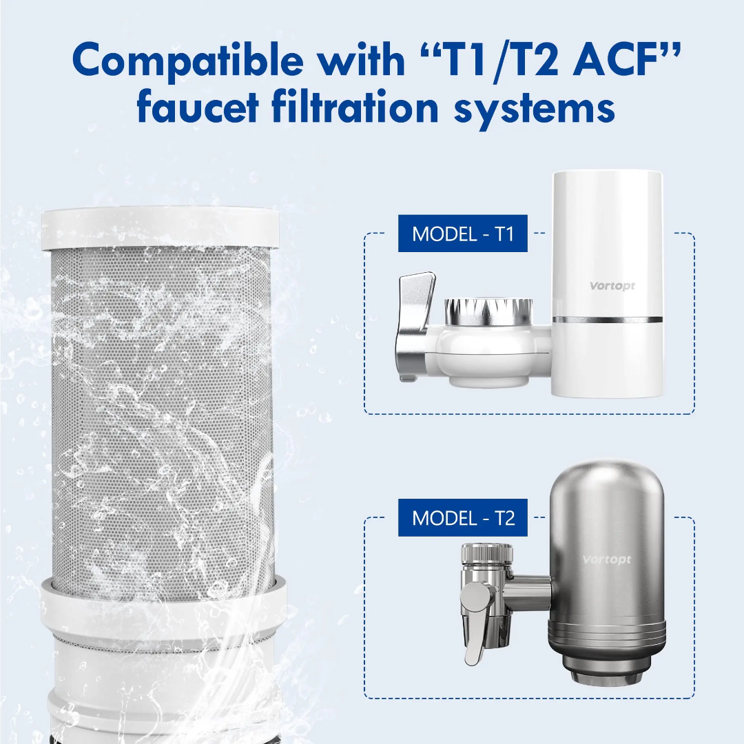 Kitchen Tap Faucet Water Filter Purifier with Activated Carbon Filter