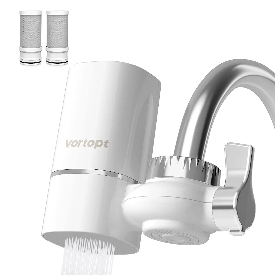 Kitchen Tap Faucet Water Filter Purifier with Activated Carbon Filter